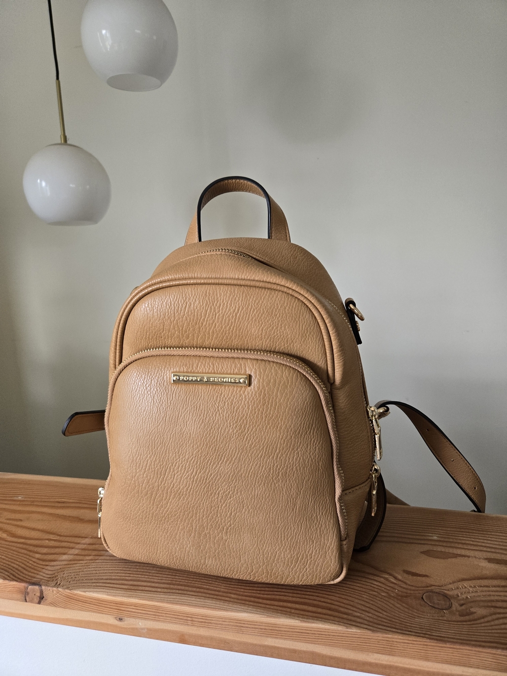 Poppy & Peonies On Thr Fly Mini Backpack